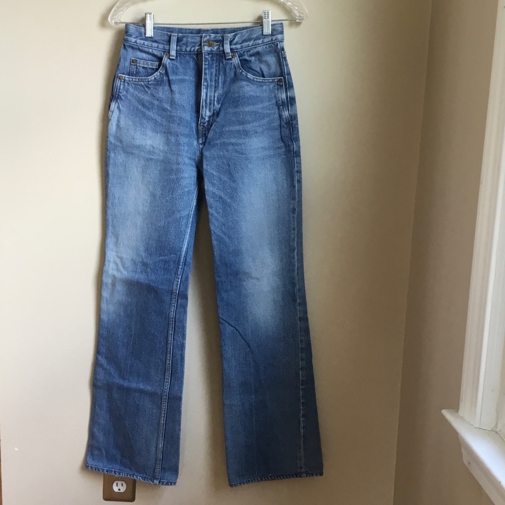 Authentic Saint Laurent Paris High Waist 70’s Jeans Style 723225
